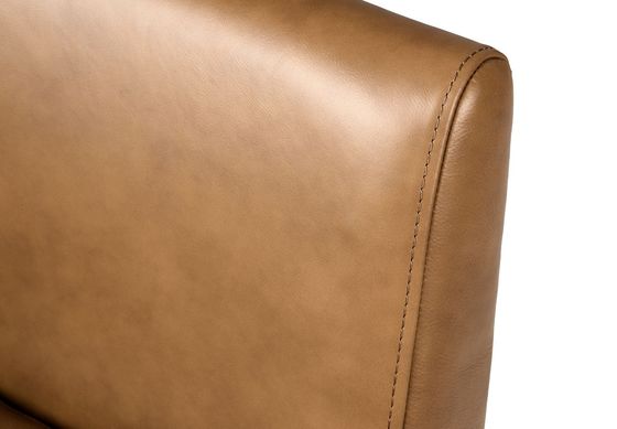 Restaurant Eetstoel W57*D57*H76CM met massief houten frame en PU leer bekleding in Noorse moderne stijl