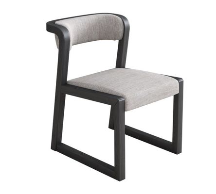 Hout PU Led/ katoen en linnen stoel W56*D51*H71CM voor eetkamer Restaurant in moderne Noorse stijl zonder vouw