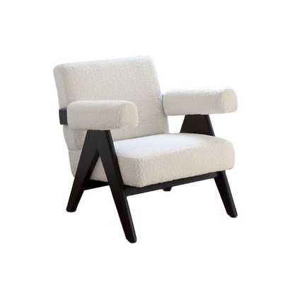 LL-C26 Houten bekleding Leisure stoel voor woonkamer W69*D72*H74 cm
