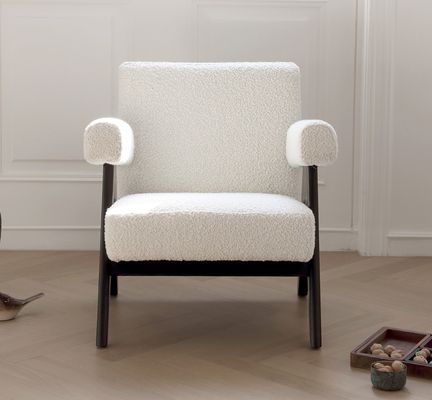LL-C26 Houten bekleding Leisure stoel voor woonkamer W69*D72*H74 cm