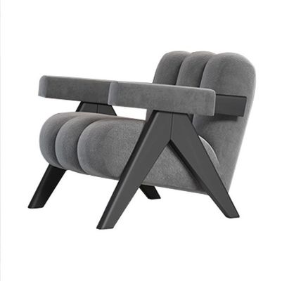 Stevig modern ontwerp Houten stoffen Woonkamer Polstered Eetstoel Sofa Set Meubels