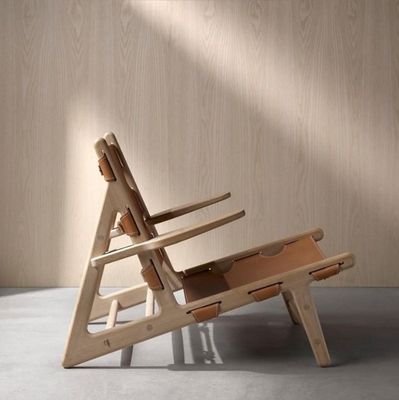 Moderne Nitrolacquer Finish PU Leer fauteuil voor moderne en comfortabele woonkamer