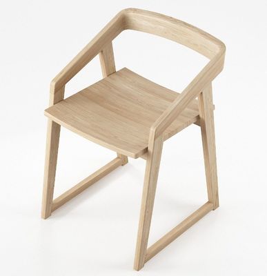 Home Meubelen Houten massief houten eetstoel voor eetkamer