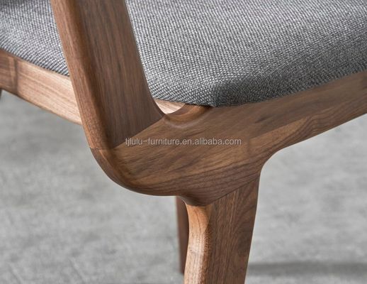 Postverpakking N Eetstoel voor moderne houten stoel Stof Huishoudelijk meubilair Hotel Restaurant stoelen