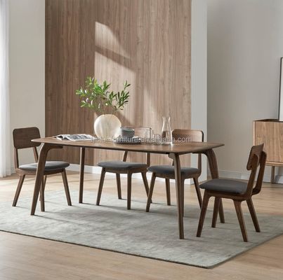 Postverpakking N Eetstoel voor moderne houten stoel Stof Huishoudelijk meubilair Hotel Restaurant stoelen