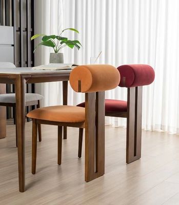 Modern Living Meubel Design Stof Eetkamer Restaurant Stoel met Solid Wood Stijl