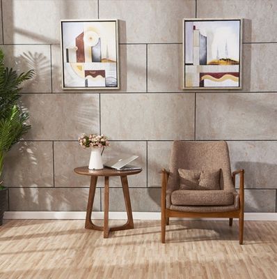 Design Modern Leisure Solid Wood Stof Eetkamer Restaurant Sofa Stoel Woonkamer Meubelen Met Armleuning Voor Leisure