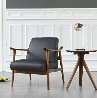 Woonkamer Stof / PU Lederen Leisure Chair met Modern Design Style Personalization