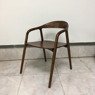 Houten woonkamermeubelen met armsteun voor aangepaste kleur in kantoorgebouwen