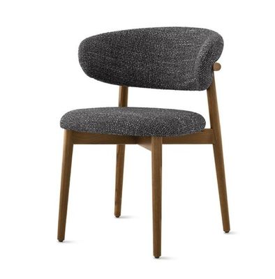 Gepolsterde Noorse moderne stoel van massief hout met nitrolacquer en houten stoelen voor restaurants