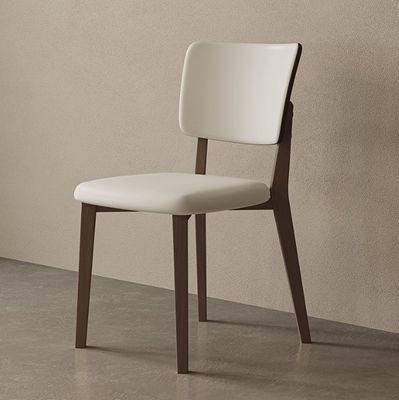 Home Meubelen Klassiek Houten Moderne Eiken Eetstoel Woonkamer Meubelen Solid Hout PU Lederafwerking Nitrolacquer
