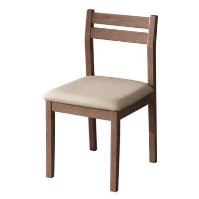 Nordic moderne eenvoudige restaurant- en eetstoelen van massief hout