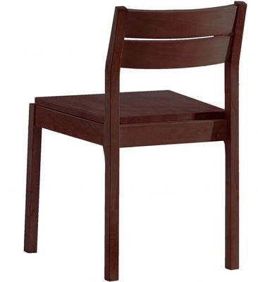 Nordic moderne eenvoudige restaurant- en eetstoelen van massief hout