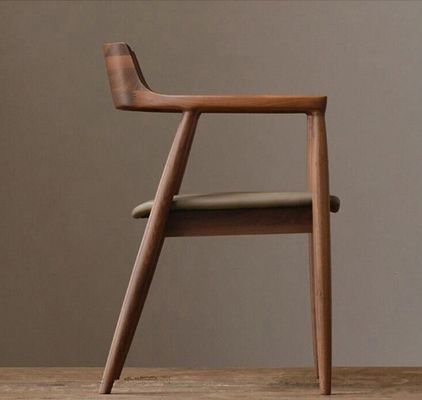 Home Meubels Algemeen Massivhout Restaurant Eetstoelen met luxe modern design en PU leermateriaal