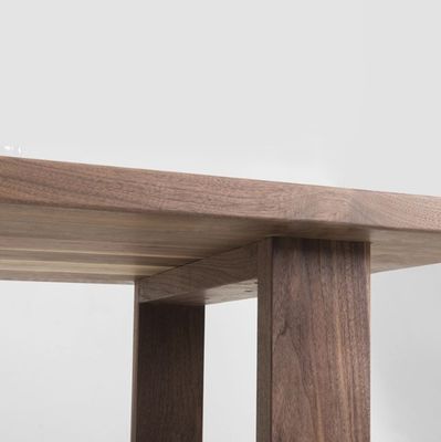 Japanse luxe stoel Eetkamer Meubelen Tafel Reghoekige massieve houten Eetkamer Tafel Set zonder opvouwbare villa voor villa