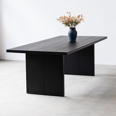 Houten tafelmeubilair voor het moderne huishouden Eettafel van massief hout