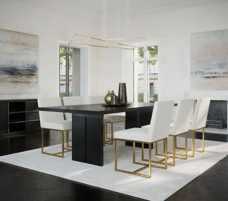 Houten tafelmeubilair voor het moderne huishouden Eettafel van massief hout