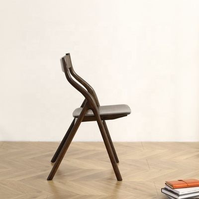 Luxe moderne houten restaurantstoel met klantontwerpen en materialen