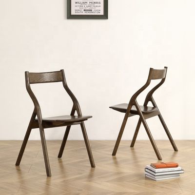 Luxe moderne houten restaurantstoel met klantontwerpen en materialen