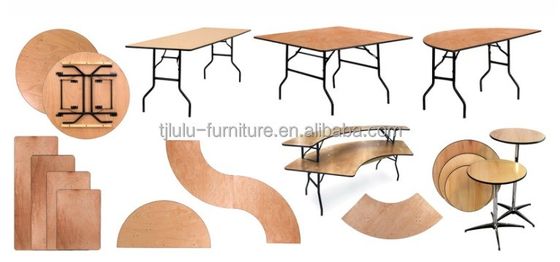 Industriële stijl IJzer Hout Restaurant Eettafels Hout Opvouwbare Eettafel Op maat voor de behoeften van de huishoudelijke meubelmarkt