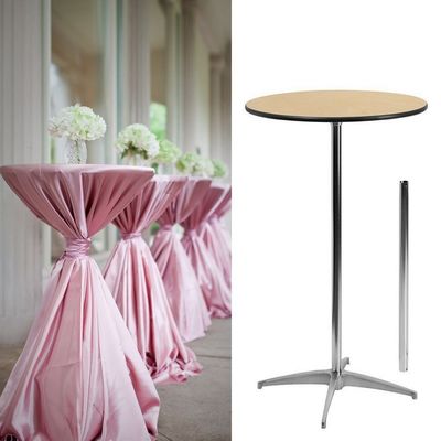 Hooghouten tafels Cocktailbar Eetkamer Opvouwbare Tafel met Nitrolacquer van massief hout