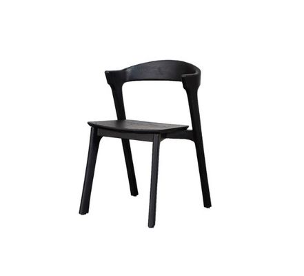 Eetstoel van massief hout in Europese moderne stijl voor hotelmeubilair in ashout