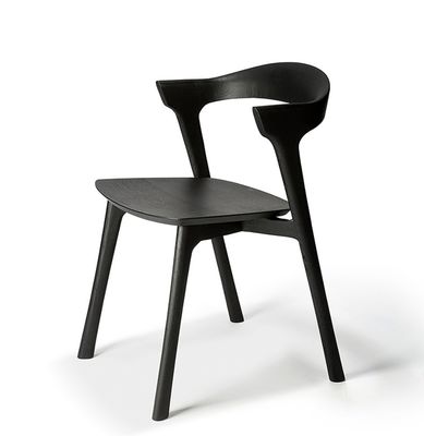 Eetstoel van massief hout in Europese moderne stijl voor hotelmeubilair in ashout