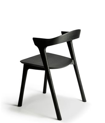 Eetstoel van massief hout in Europese moderne stijl voor hotelmeubilair in ashout