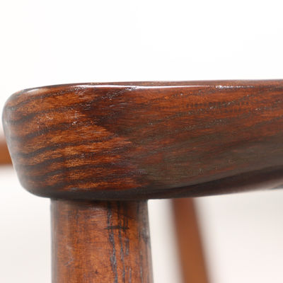 Solid Ash Wood Nordic Design Presidentiële fauteuil voor restaurant-eetkamermeubilair