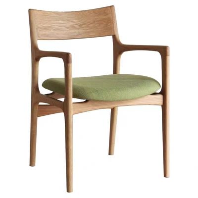 Moderne houten design stijl PU lederen stoel voor hotel eetkamer Solid houten stoelen