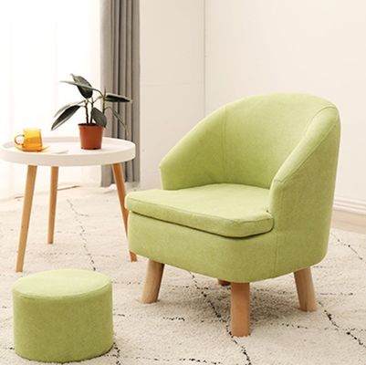 Moderne design stoel met stoelbedekking van massief hout