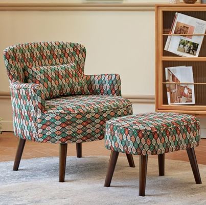 Houten armstoelen voor woonkamermeubilair American Modern Design Solid Wood Leisure Chair