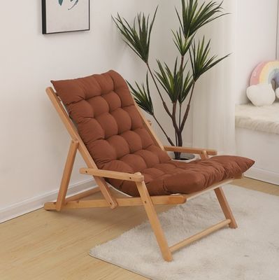 Moderne houten vouwbank stoel Nordic stijl woonkamermeubilair met aangepaste kleur en nitrolacquer afwerking