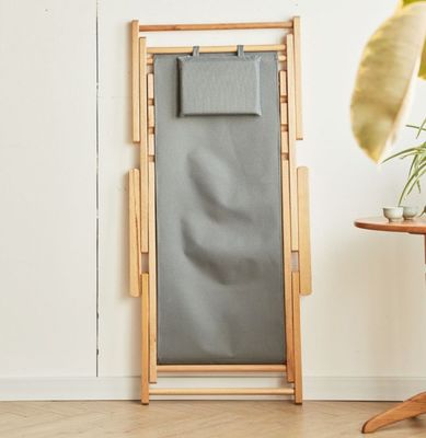 Moderne houten vouwbank stoel Nordic stijl woonkamermeubilair met aangepaste kleur en nitrolacquer afwerking
