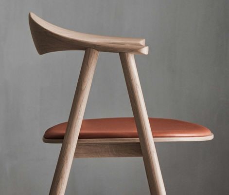 Vintage Luxury Solid Wood Armchair W55*D47.5*H74.5cm voor huishoudelijk meubilair in klassieke stijl