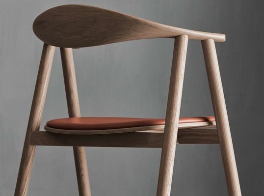 Vintage Luxury Solid Wood Armchair W55*D47.5*H74.5cm voor huishoudelijk meubilair in klassieke stijl