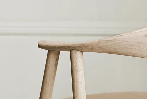 Vintage Luxury Solid Wood Armchair W55*D47.5*H74.5cm voor huishoudelijk meubilair in klassieke stijl