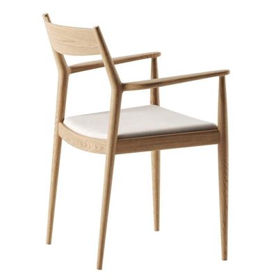 Restaurant Hout Eetkamer Armstoel Mid Century Modern Design Solid Hout Postverpakking Y