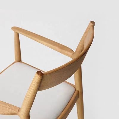Restaurant Hout Eetkamer Armstoel Mid Century Modern Design Solid Hout Postverpakking Y