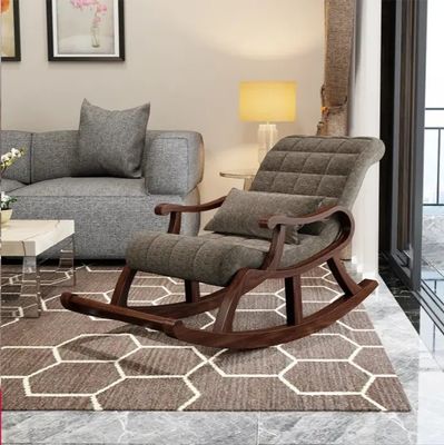 Contemporary Design Rocking Chair van massief hout W60*D135*H85CM voor woonkamer