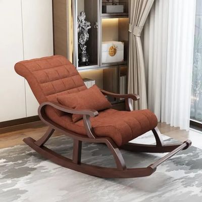 Contemporary Design Rocking Chair van massief hout W60*D135*H85CM voor woonkamer