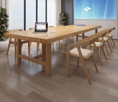 Huismeubelen Moderne Noordelijke ontwerp Houten eetkamer stoel met massief hout en PU leer