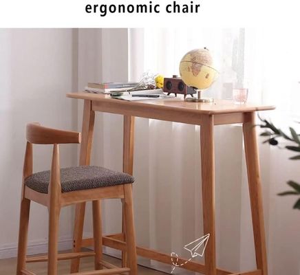 Populaire Walnootkleur Houten barkruk voor massief hout Eetkamer stoel in restaurant