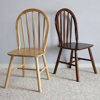 Stijlvolle en functionele Nordic Solid Wood Eetstoel voor Elegante Eetkamer W49.5*D51*H79 cm