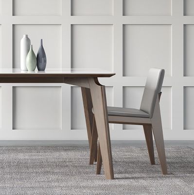 Marmeren houten eettafel voor keuken en eetkamer in modern ontwerp