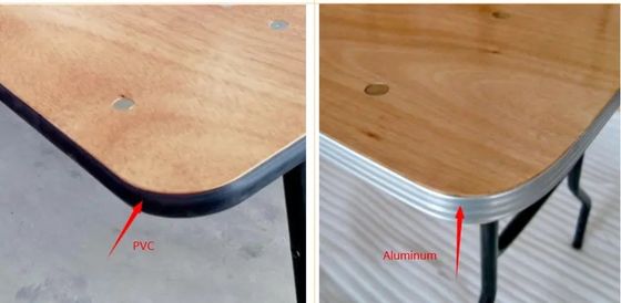 Specifieke EETTAFEL Afwerking Nitrolacquer Industriële stijl IJzer Hout Restaurant Eettafels Massivhouten vouwwerk