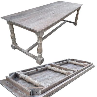 Nitrolacquer Finish Amerikaanse kleur tafels Rectamgle Solid Wood Dining Folding Table voor modern eenvoudig ontwerp