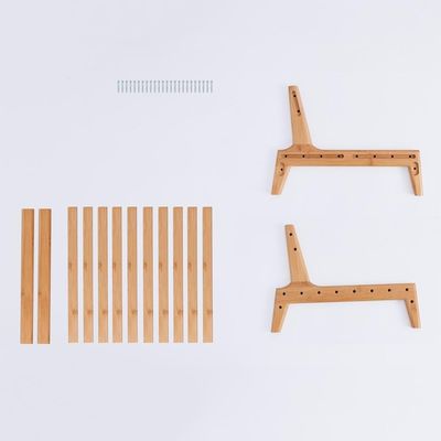 Home Meubelen Japanse Tatami Hout Legless Floor Tea Chair met rugsteun OEM/ODM JA
