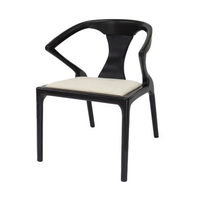 Houten restaurantstoelen voor het eten in hotels met een jaar garantie Walnoot houten stoelen