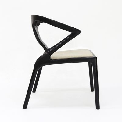 Houten restaurantstoelen voor het eten in hotels met een jaar garantie Walnoot houten stoelen